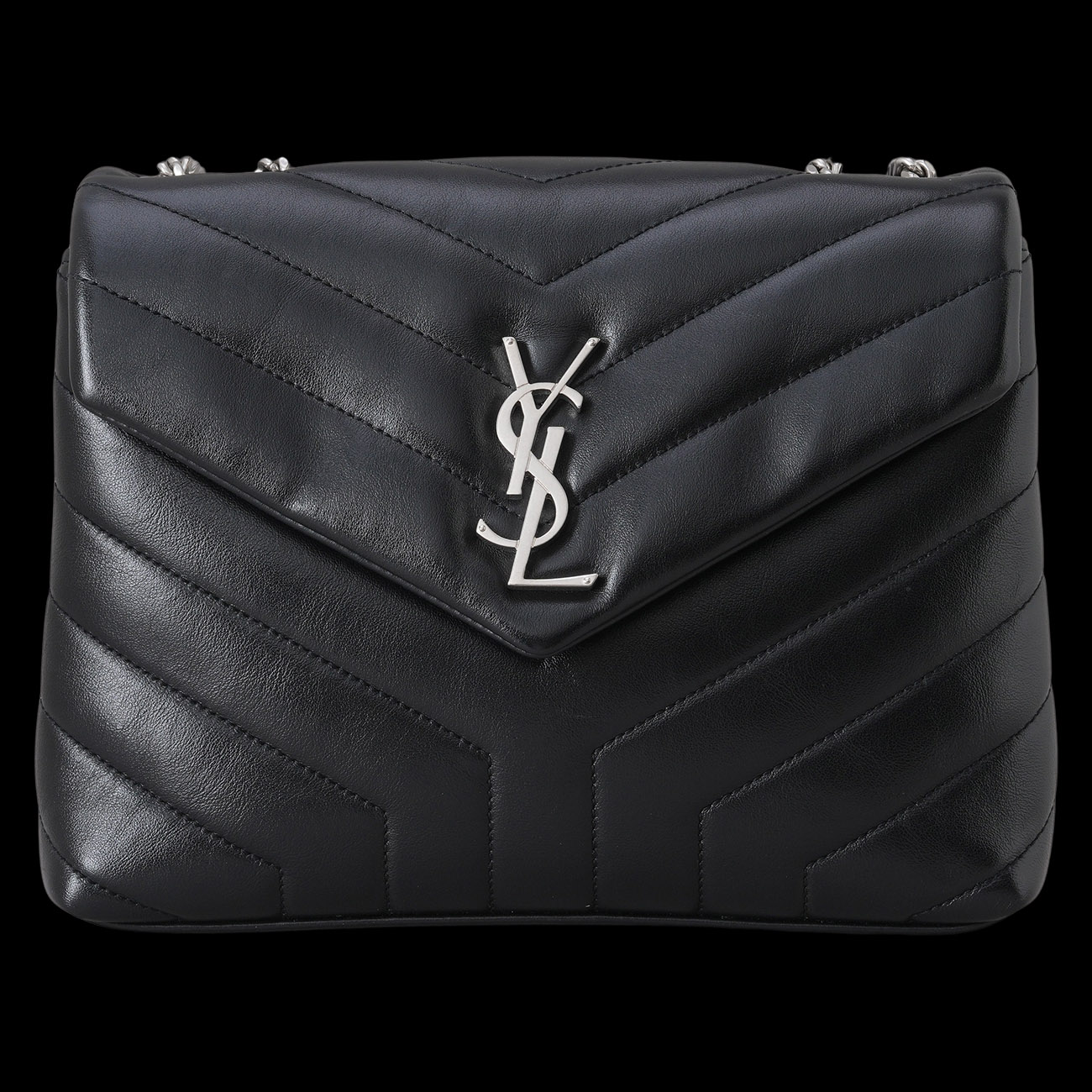 YVES SAINT LAURENT(USED)생로랑 494699 모노그램 쉐브론 루루백 스몰